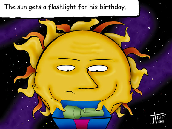 The sun's birthday bummer