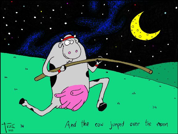 jim shore the cow jumped over the moon